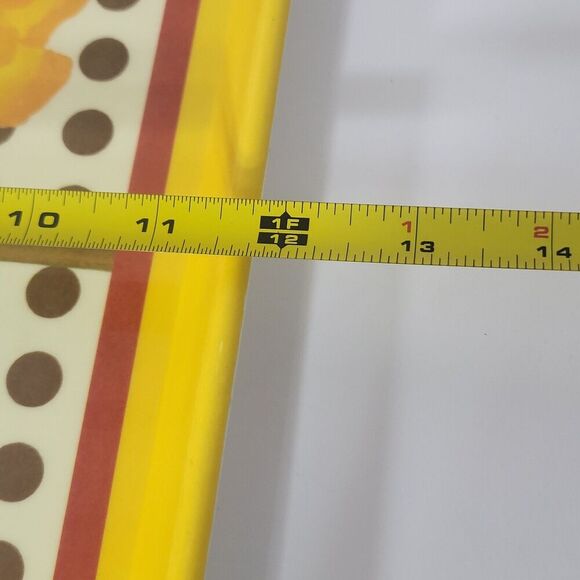 Kitchen Serving Tray Decor Sunflower By Soraya & Napkin Rings Country Farmhouse - Picture 9 of 10